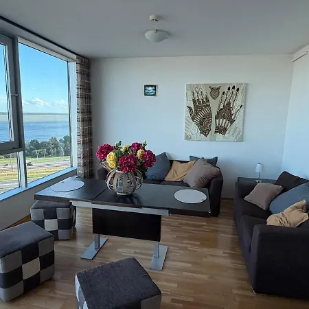 Apartment Sky-high Lake-view Retreat, Near City, Airport&bus *